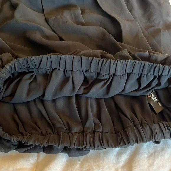 Club  Monaco Black Babydoll Silk Spaghetti Strap
Empire Waist Bubble 
Size 0 - Picture 11 of 14